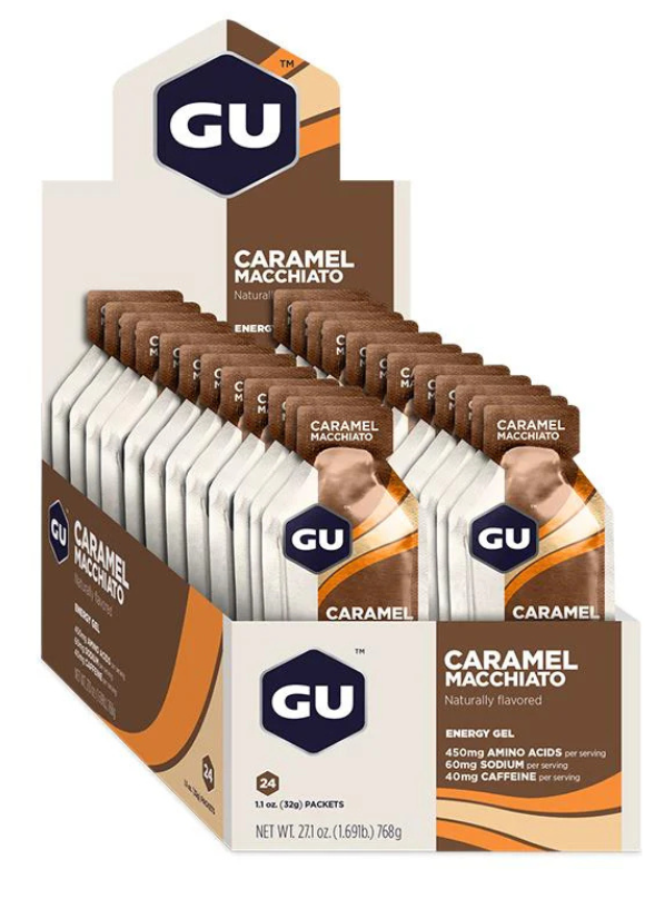 Caja De 12 Geles Gu Caramel Macciato Gel Energético
