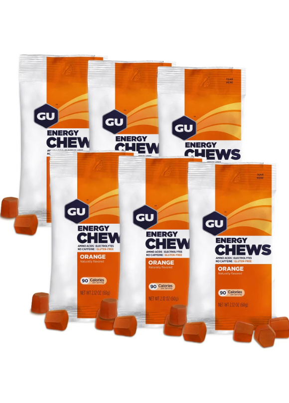 6 Paquetes De Gomitas Energéticas Gu Chews