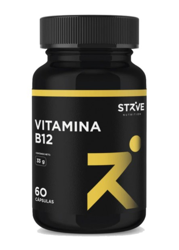 Strive Vitamina B12 | 60 Capsulas, 30 Porciones