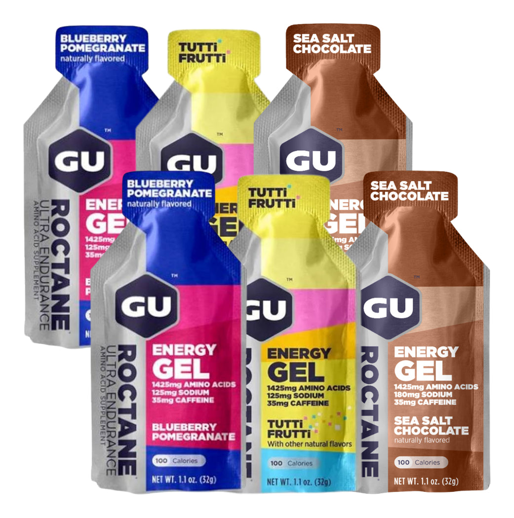 Mix Surtido De 6 Geles Energético Gu Roctane Ultra Endurance