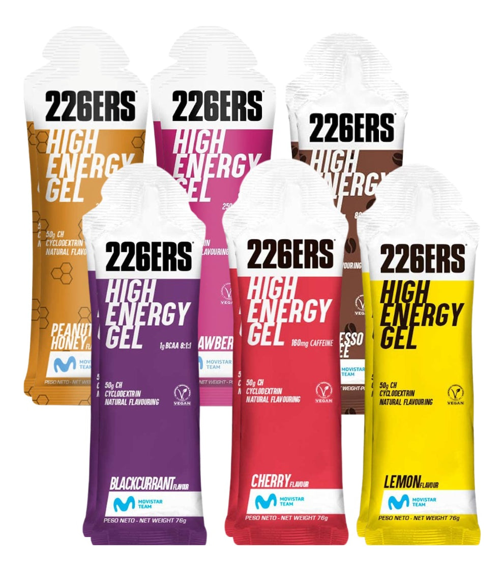 Mix De 12 Geles High Energy 226ers (Sabores Surtidos)