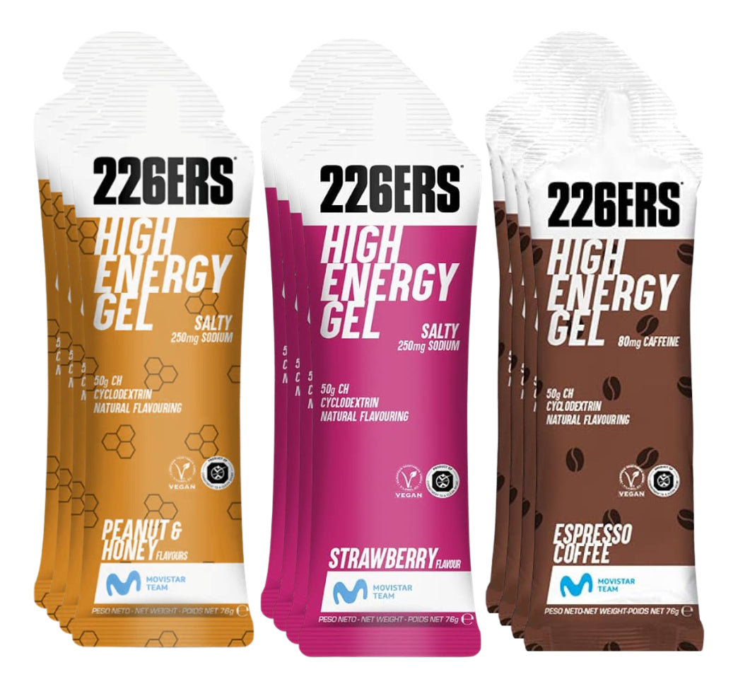 Mix De 12 Geles High Energy 226ers (Sabores Surtidos)