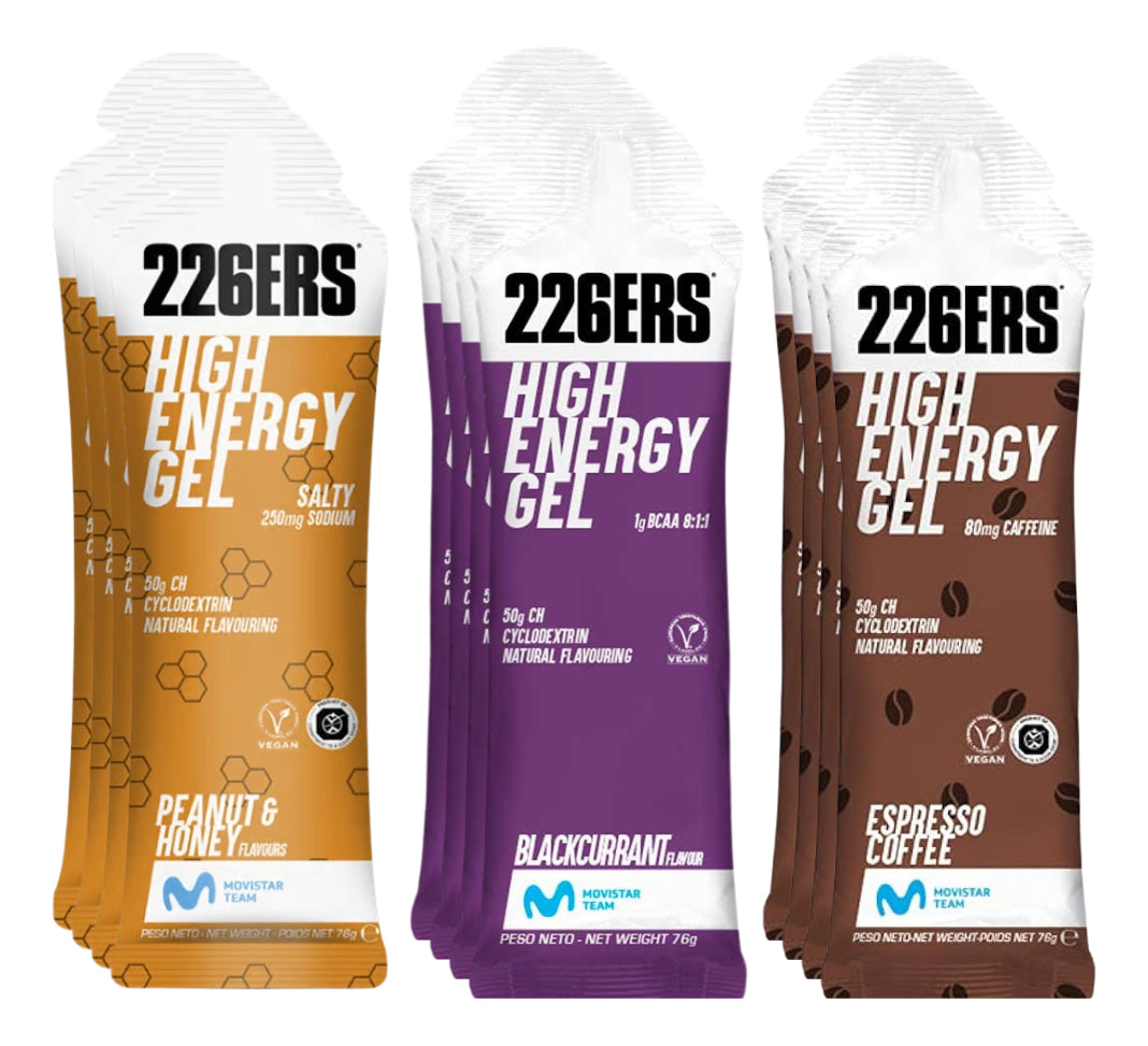 Mix De 12 Geles High Energy 226ers (Sabores Surtidos)