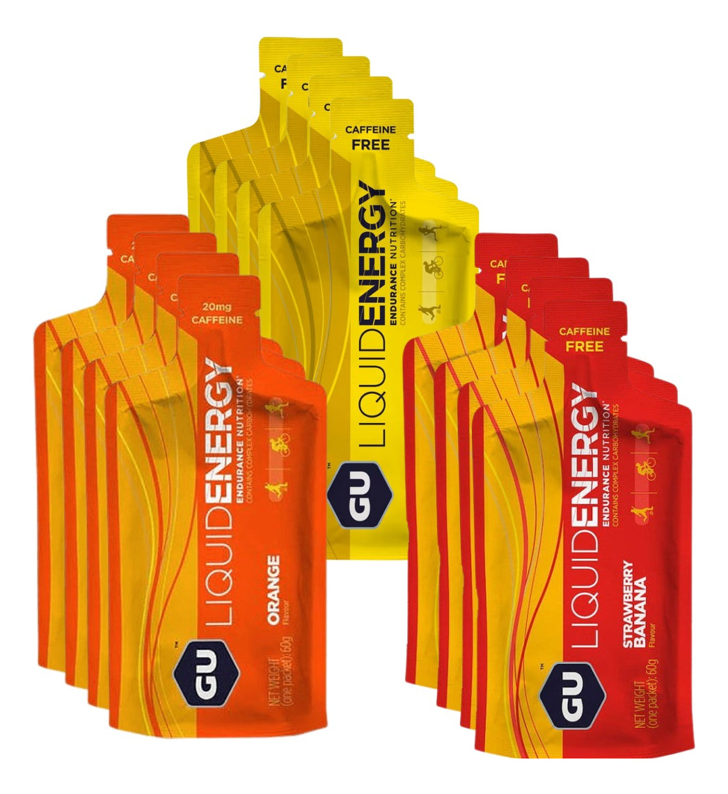Pack De 12 Geles Energéticos Gu Liquid Energy Surtidos