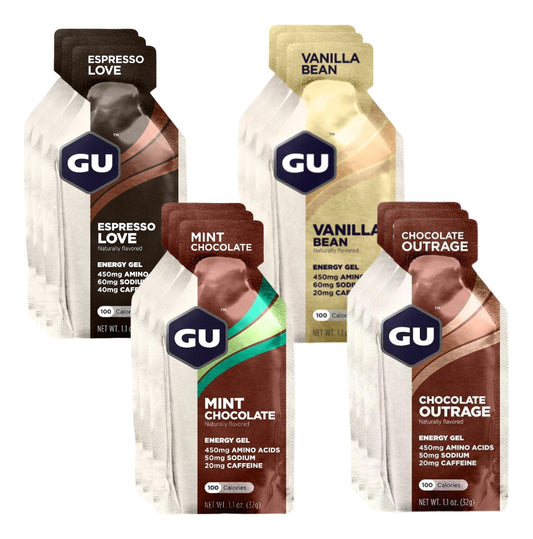 12 Geles Surtidos Gu | Mix 12 Gu Energéticos 3c/u