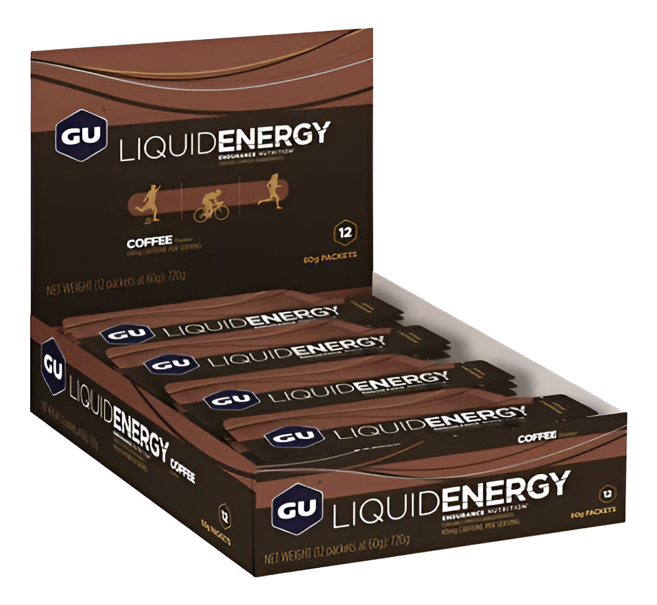 12 Geles Liquid Energy Limonada | 12 Liquid Gel Gu Coffee