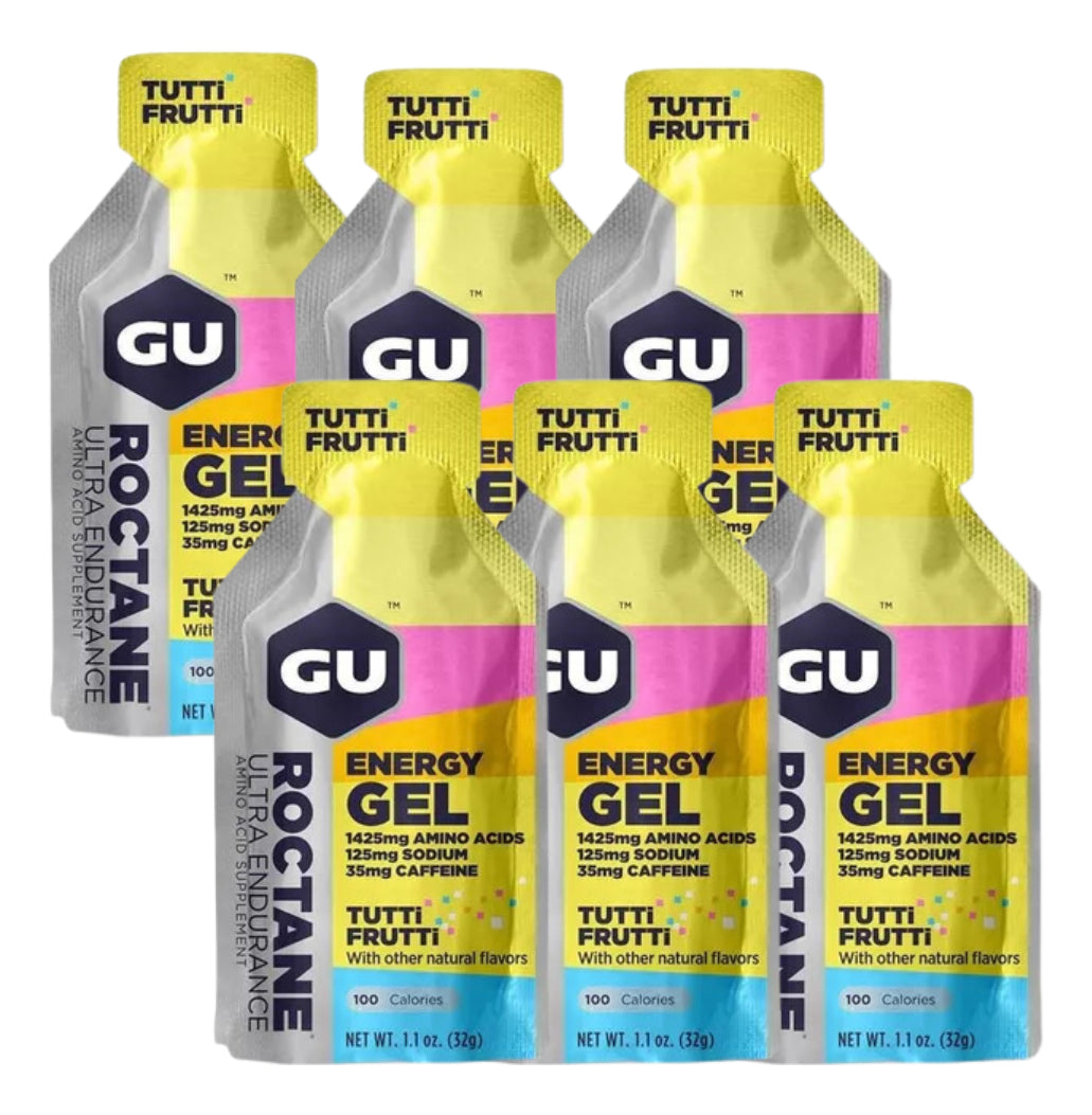 6 Geles Gu Roctane Tutti Frutti Ultra Endurance