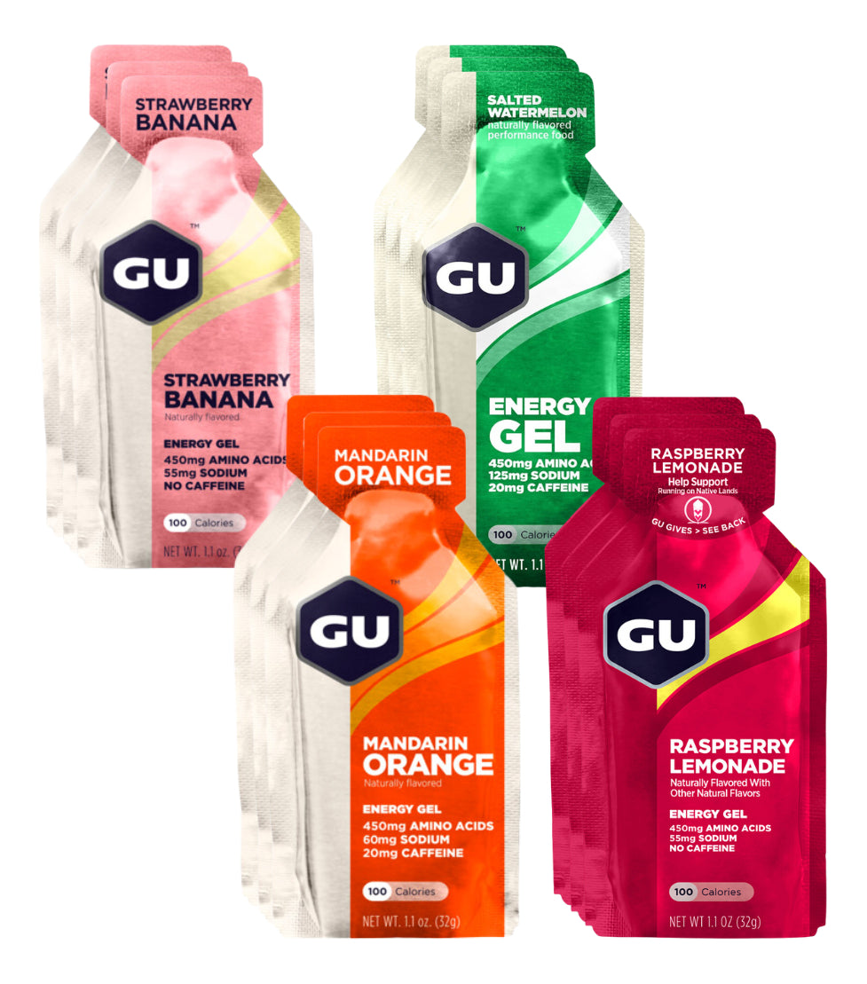 12 Geles Gu Surtidos Sabores Frutales (3 De Cada Sabor)