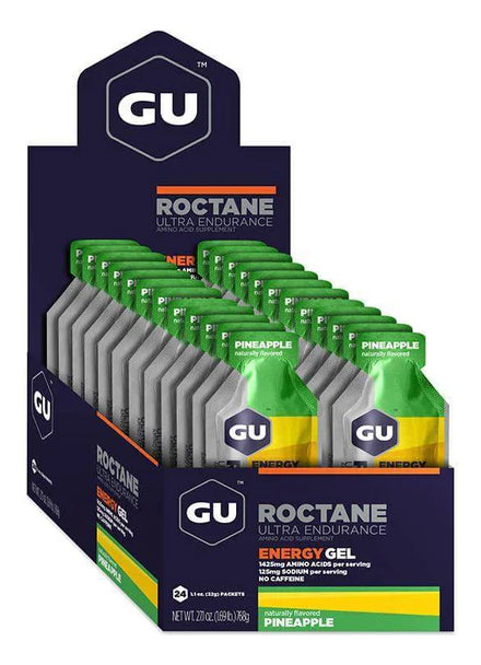 12 Geles Energéticos Gu Roctane Ultra Endurance Sabor Piña