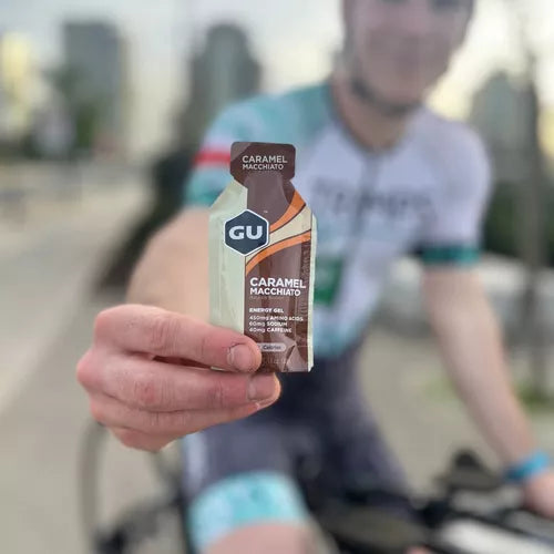 Caja De 12 Geles Gu Caramel Macciato Gel Energético