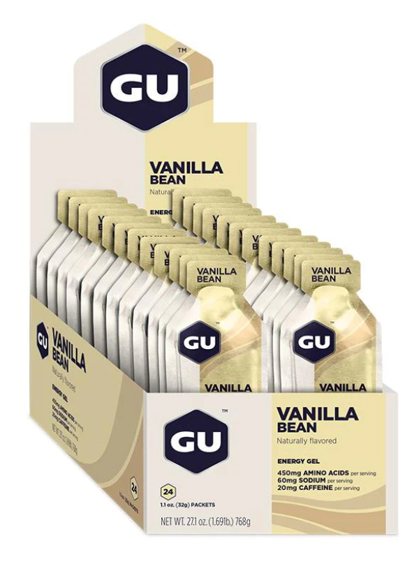 24 Geles Deportivos Gu Energy Gel Vainilla