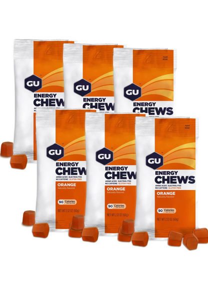 6 Paquetes De Gomitas Energéticas Gu Chews