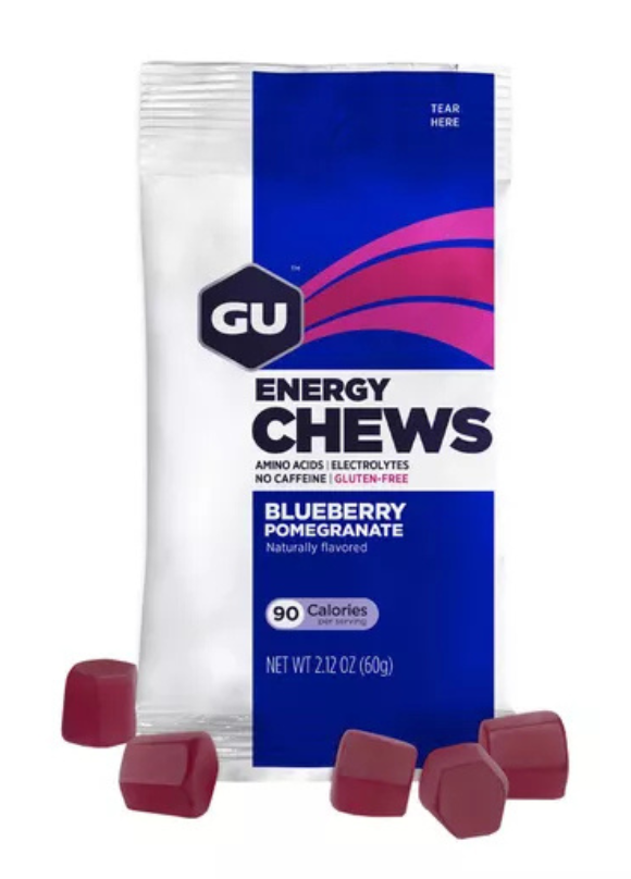 Paquete Gu Energy Chews Gomitas (16 Gomitas)