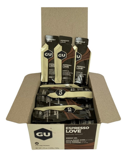 24 Geles Gu Energy Gel Expresso Love (40mg Cafeína)