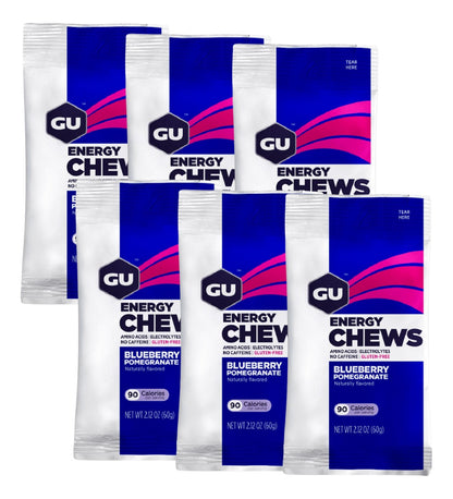 6 Paquetes De Gomitas Energéticas Gu Chews