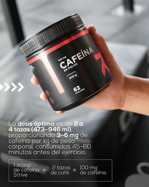 Cafeína Strive en polvo | 200 gramos