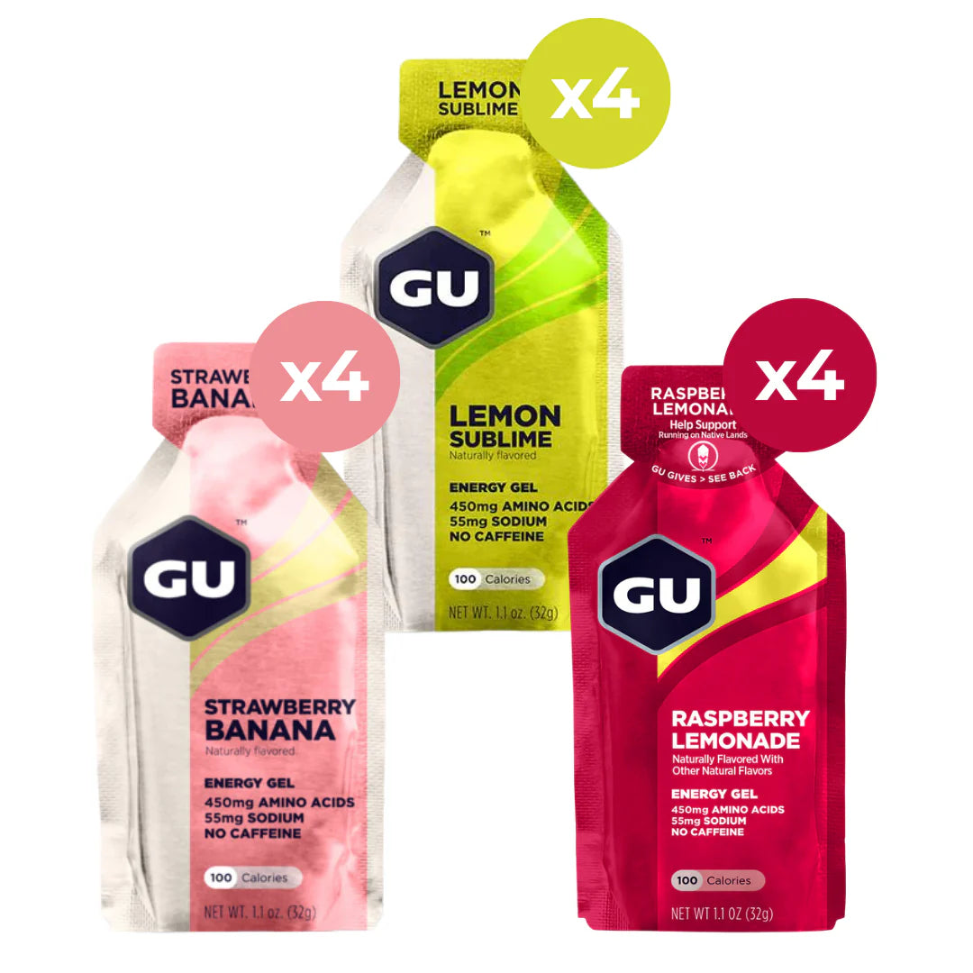 Geles Energéticos GU | Todas las unidades y sabores