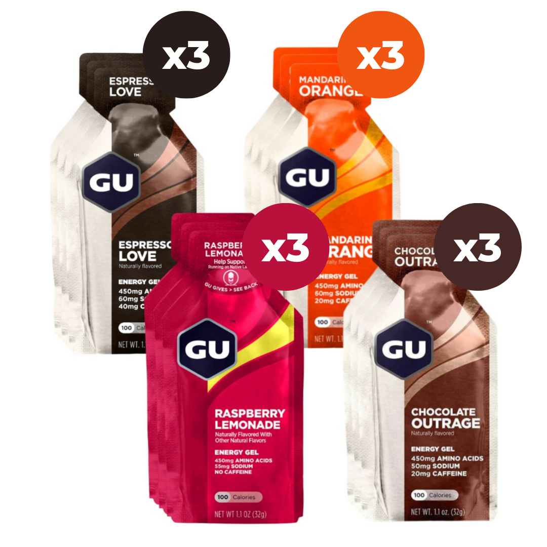 Geles Energéticos GU | Todas las unidades y sabores