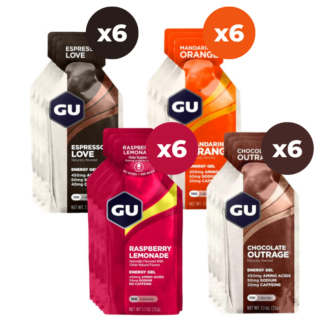 Geles Energéticos GU | Todas las unidades y sabores