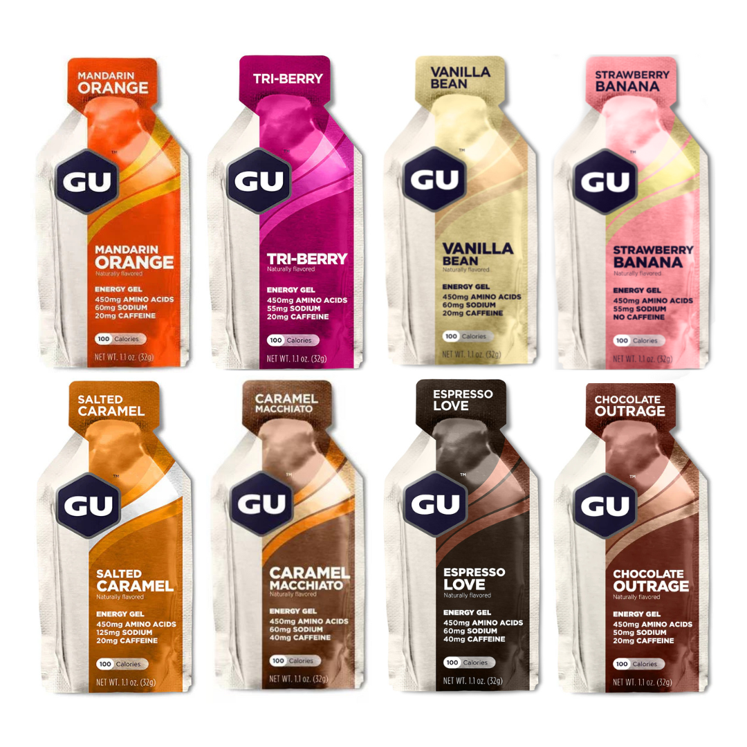 Geles Energéticos GU | Todas las unidades y sabores